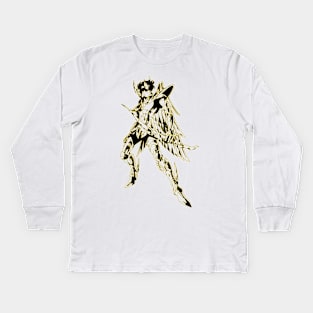 Sagittarius Aiolos Kids Long Sleeve T-Shirt